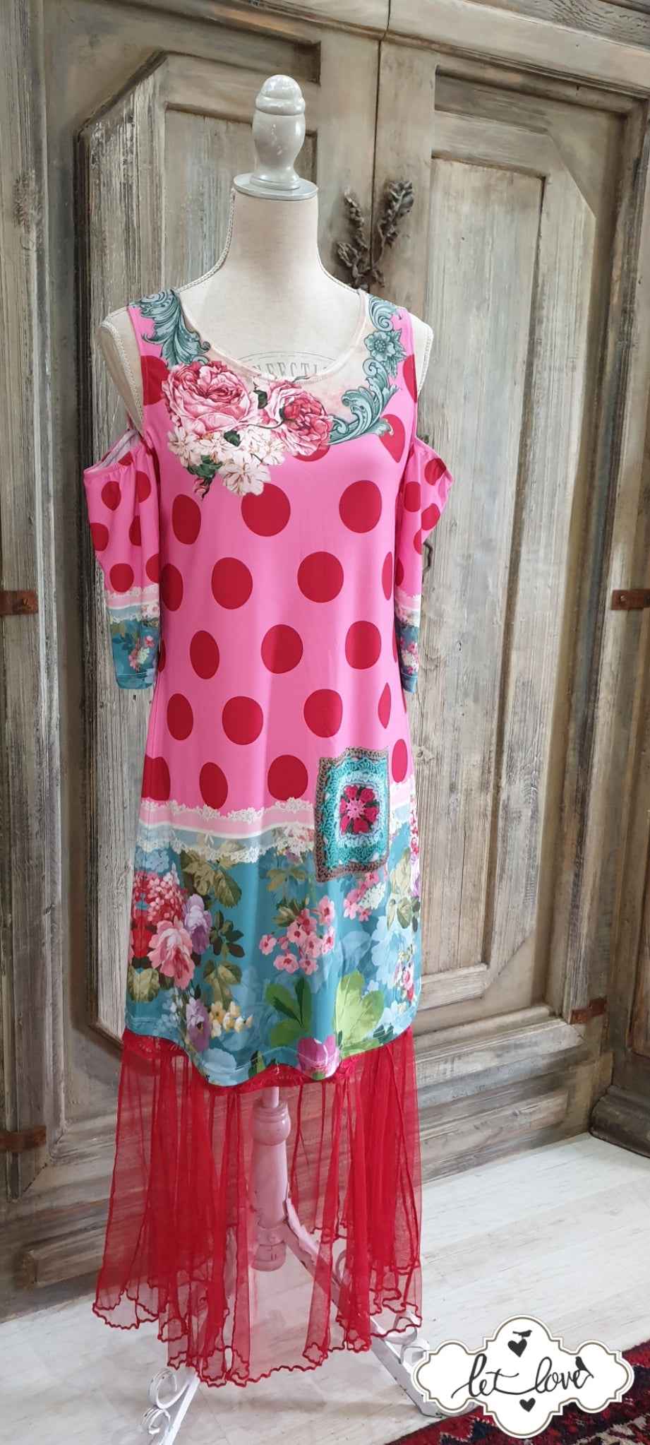 Cold Shoulder Dress - Let Love Clothing