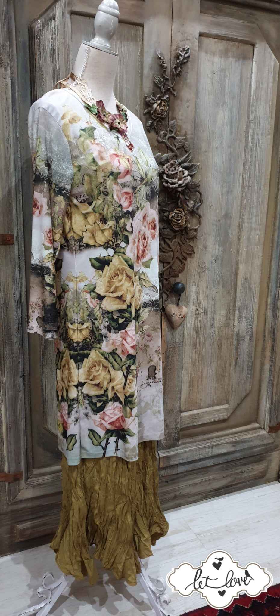 Dress with Sleeves - Let Love Clothing