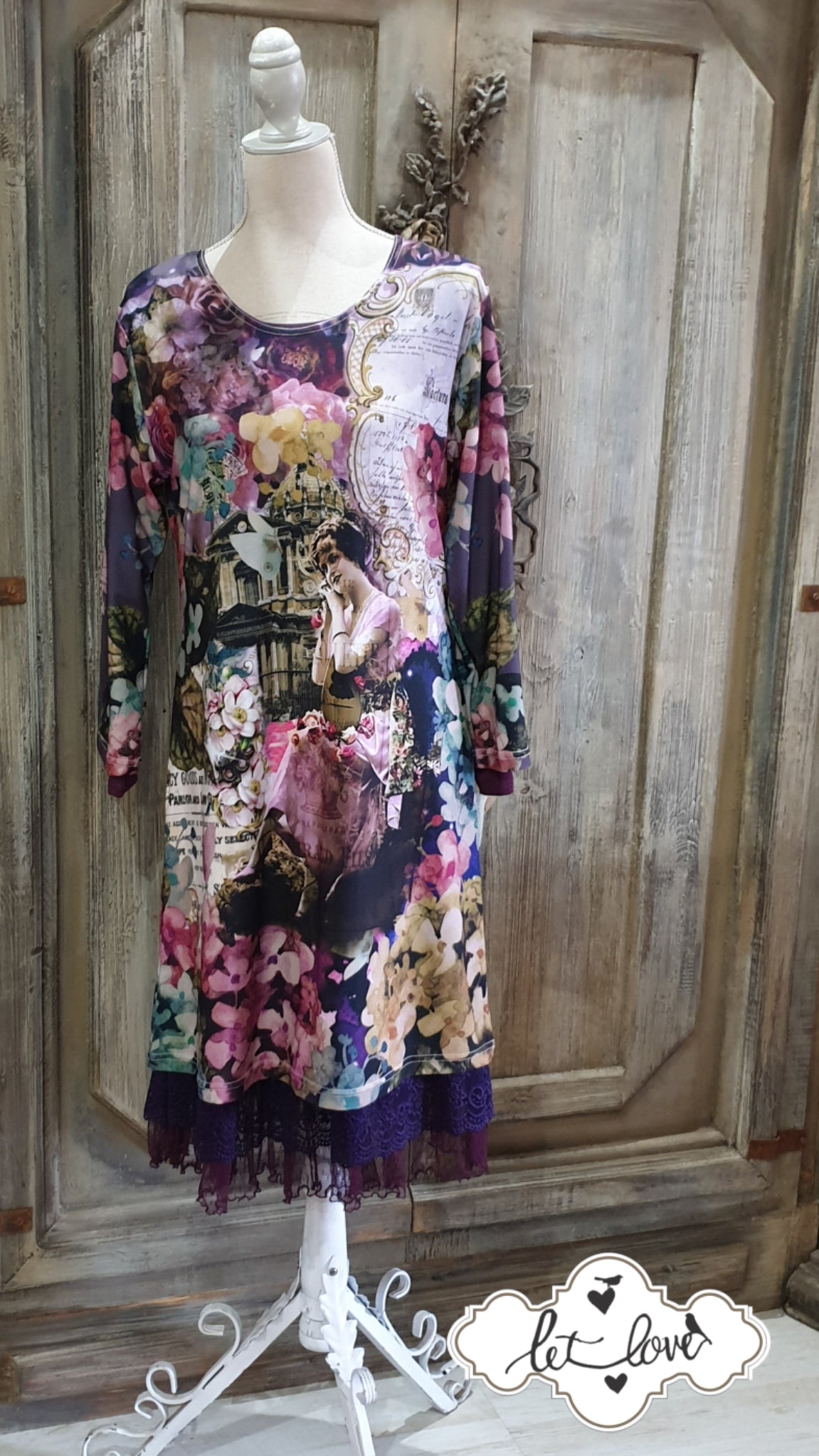 Dress with Sleeves - Let Love Clothing