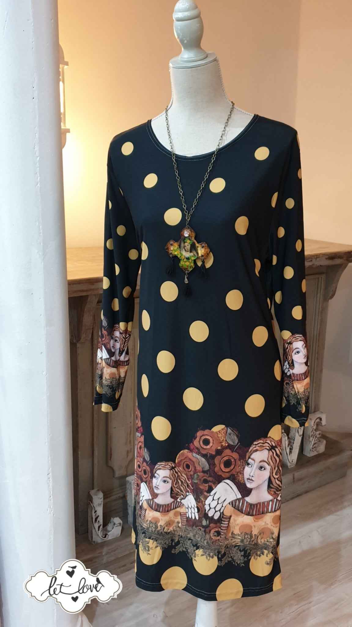 Dress with Sleeves - Let Love Clothing