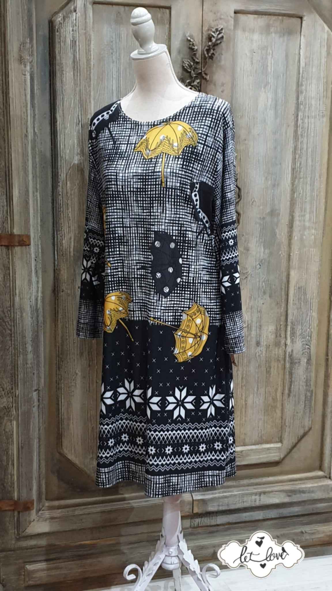 Dress with Sleeves - Let Love Clothing