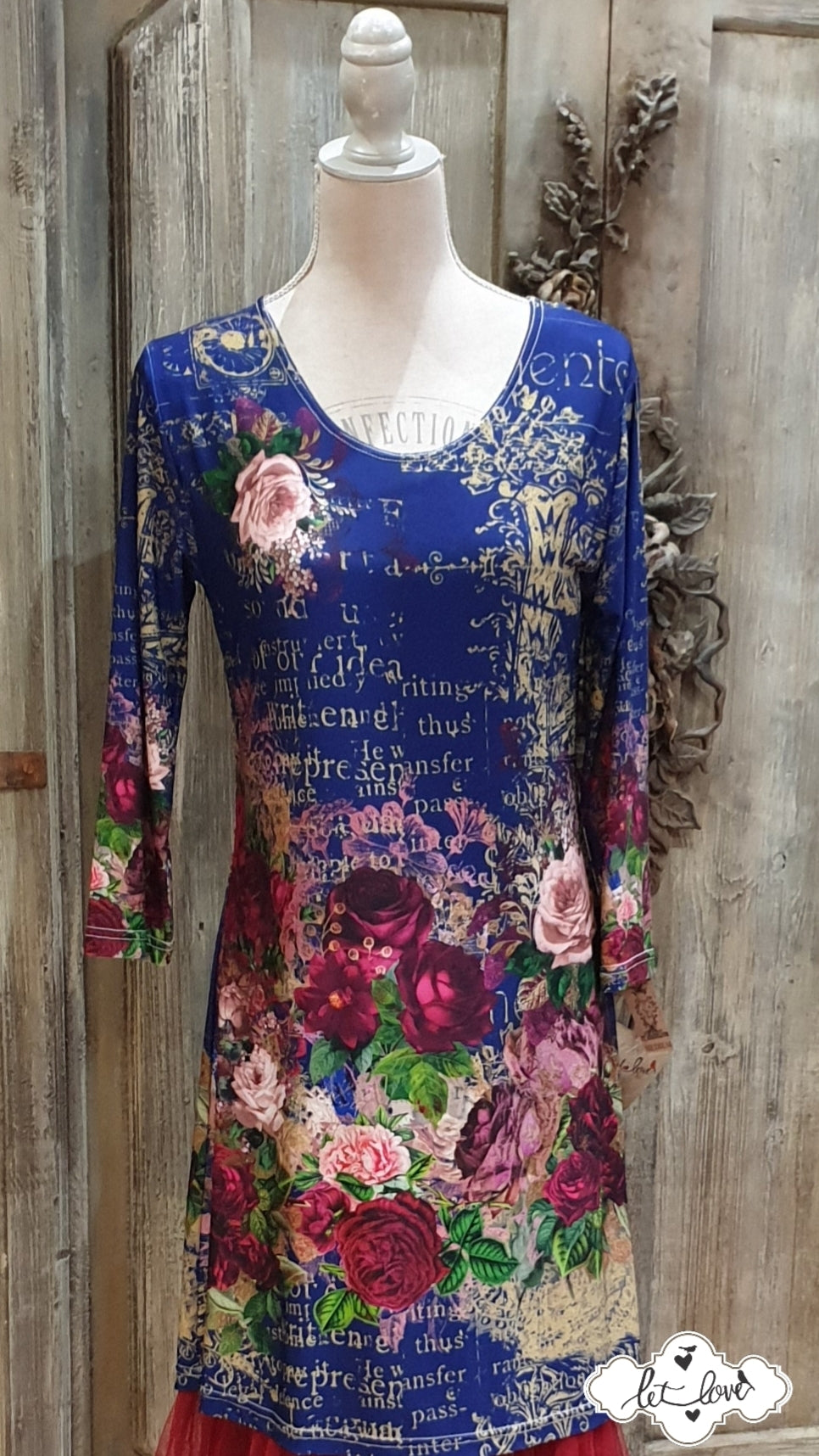 Dress with Sleeves - Let Love Clothing