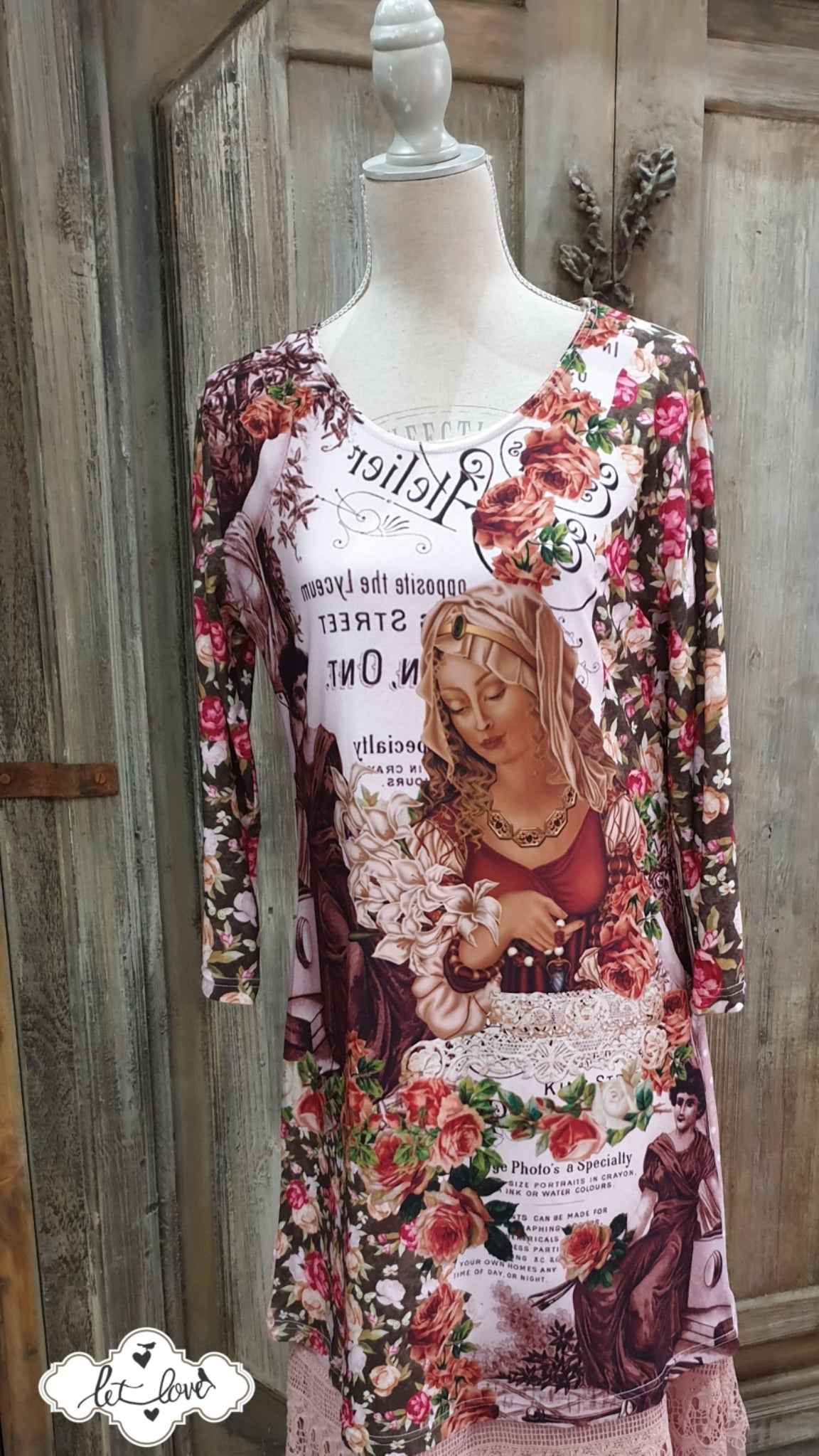 Dress with Sleeves - Let Love Clothing