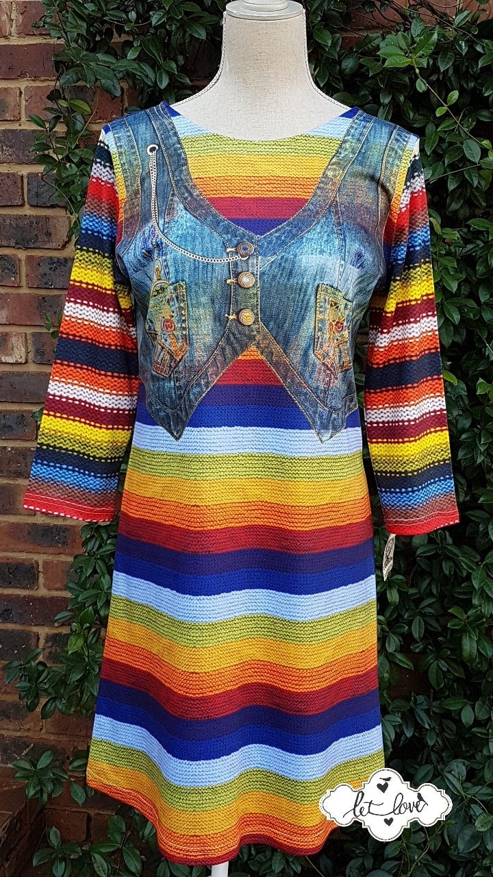 Dress with Sleeves - Let Love Clothing