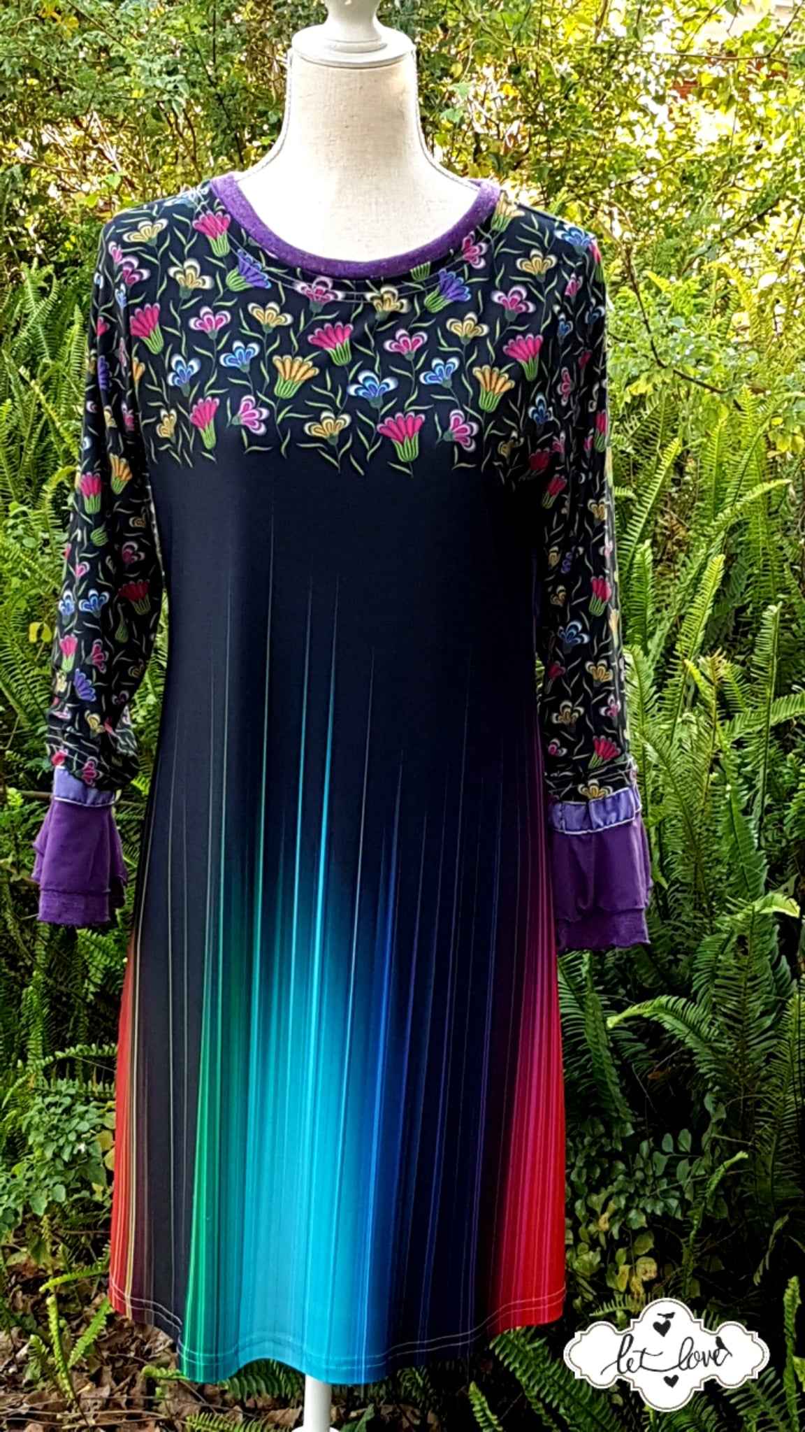 Dress with Sleeves - Let Love Clothing