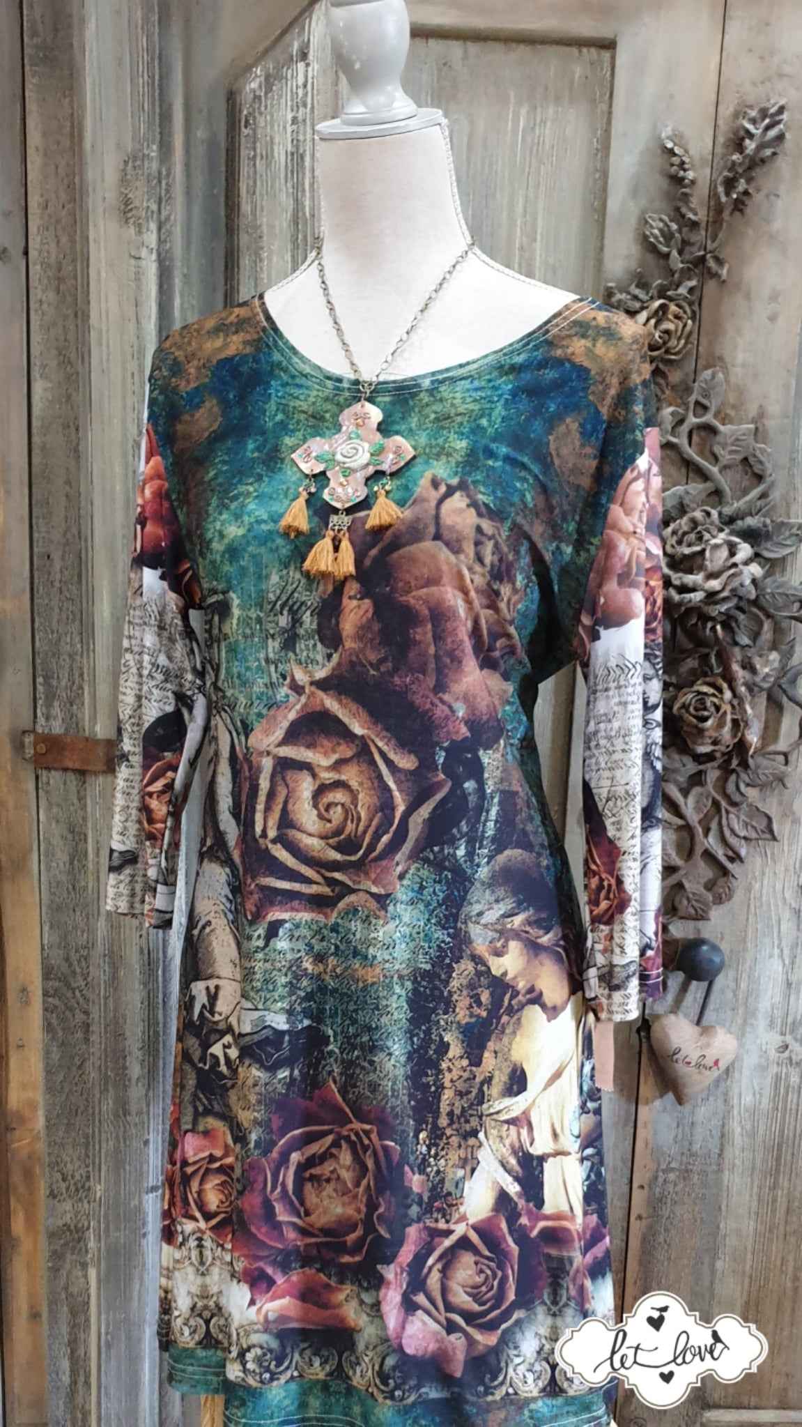 Dress with Sleeves - Let Love Clothing