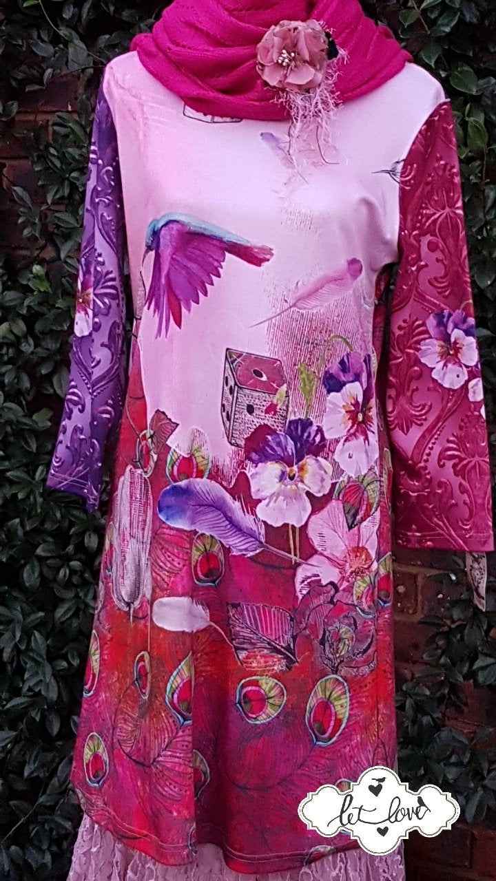 Dress with Sleeves - Let Love Clothing