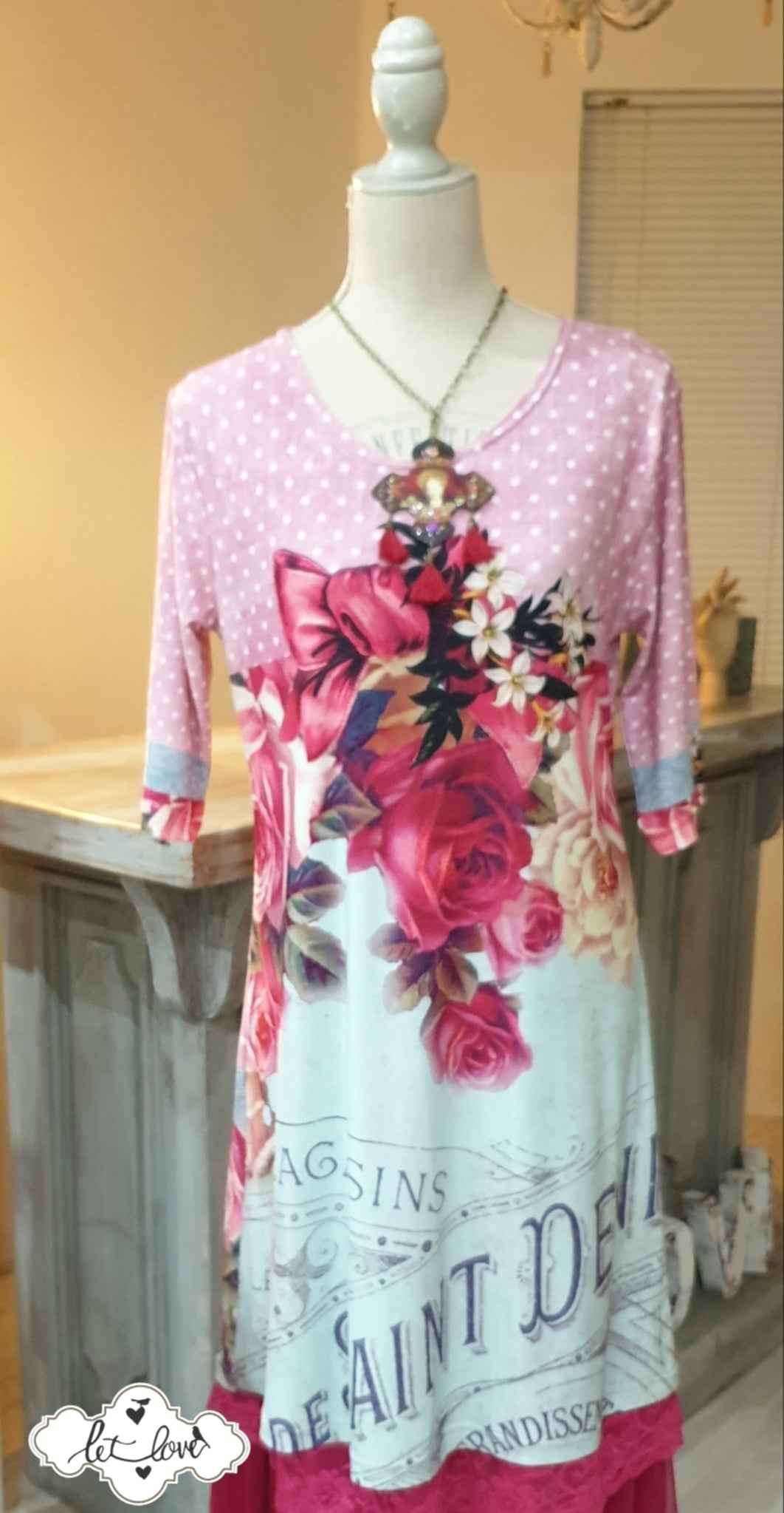 Dress with Sleeves - Let Love Clothing