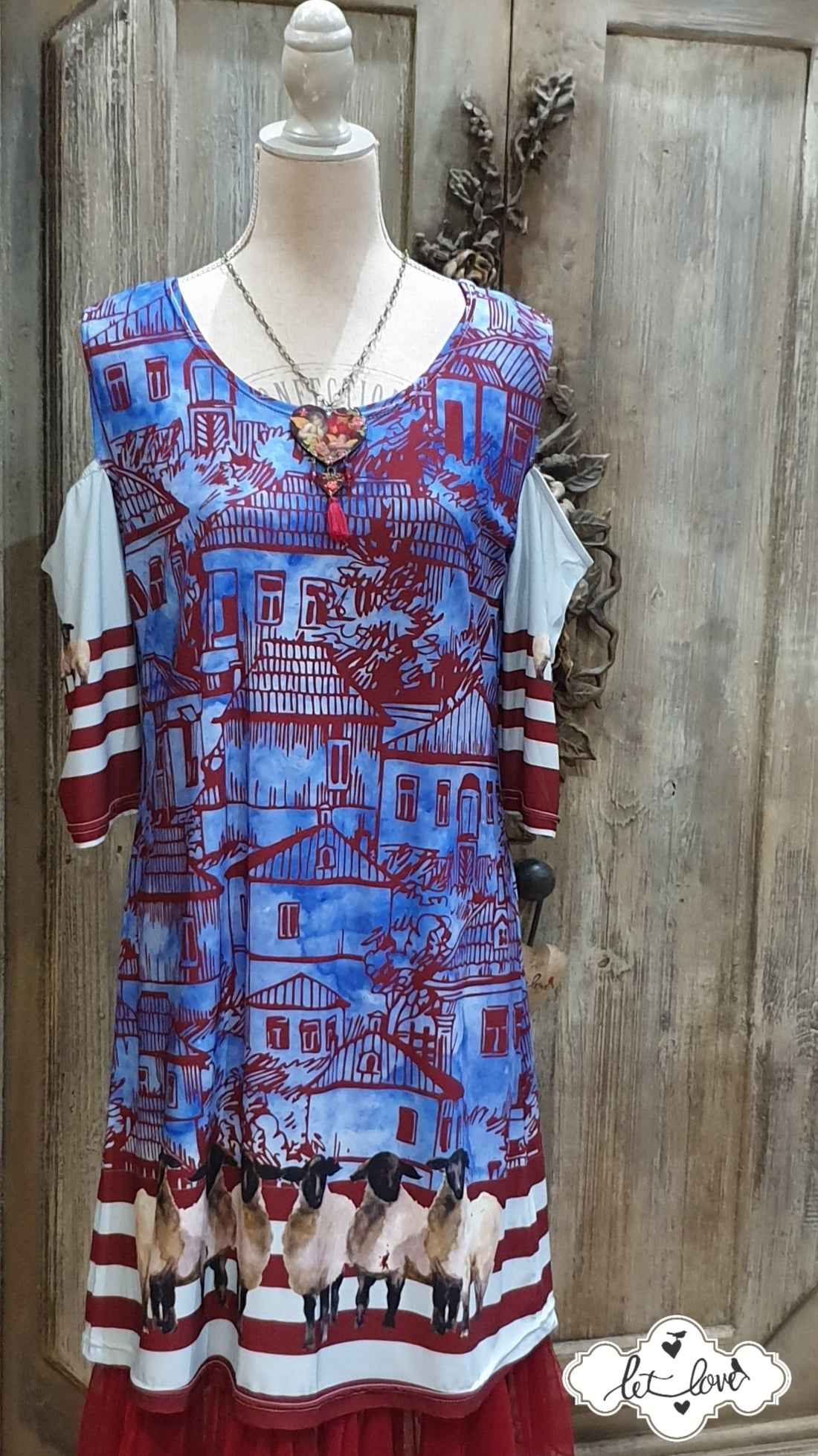 Cold Shoulder Dress - Let Love Clothing