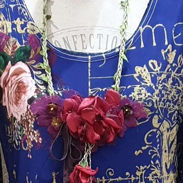 Satin Flower Neckpiece - Let Love Clothing