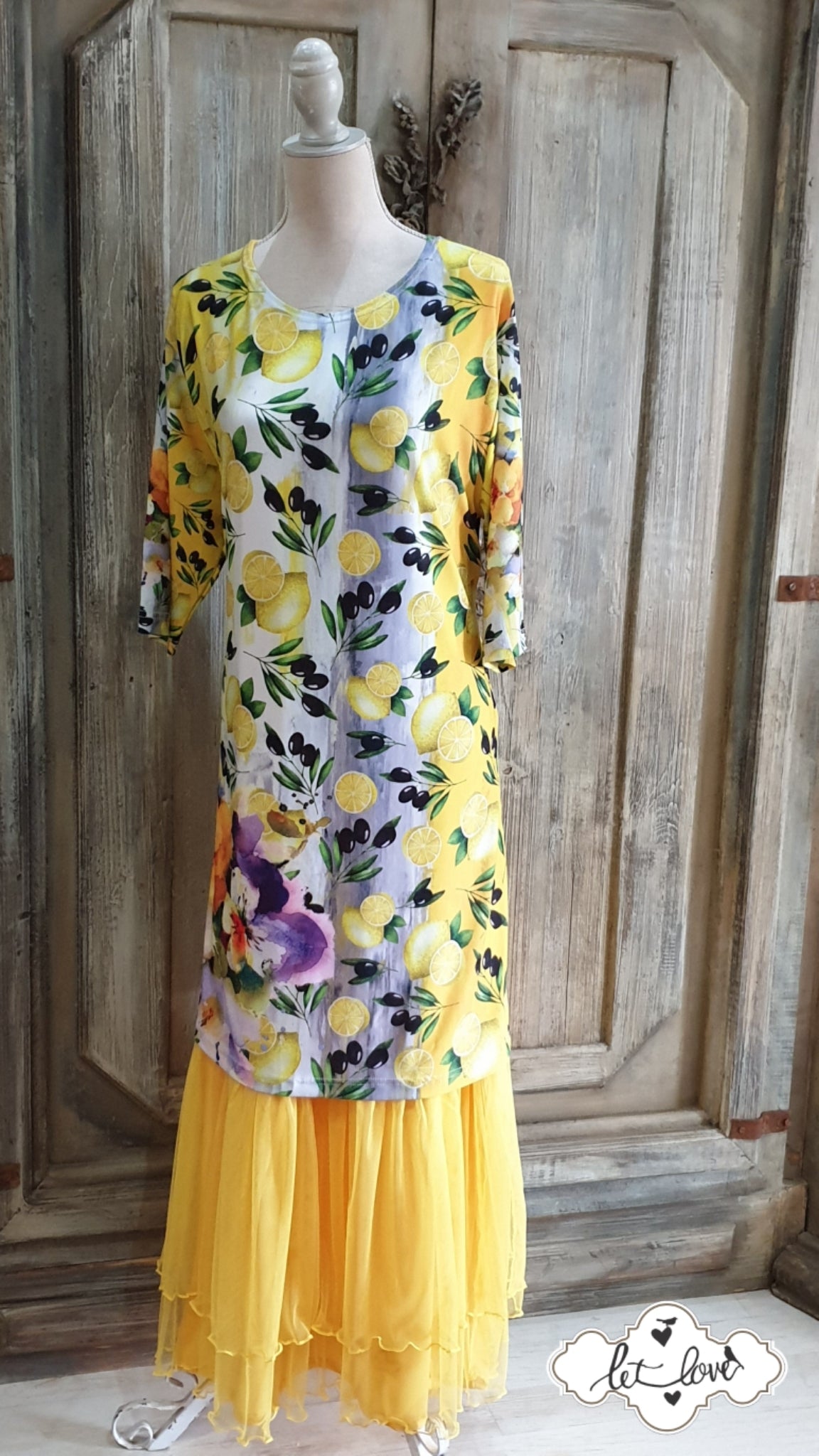 Dress with Sleeves - Let Love Clothing