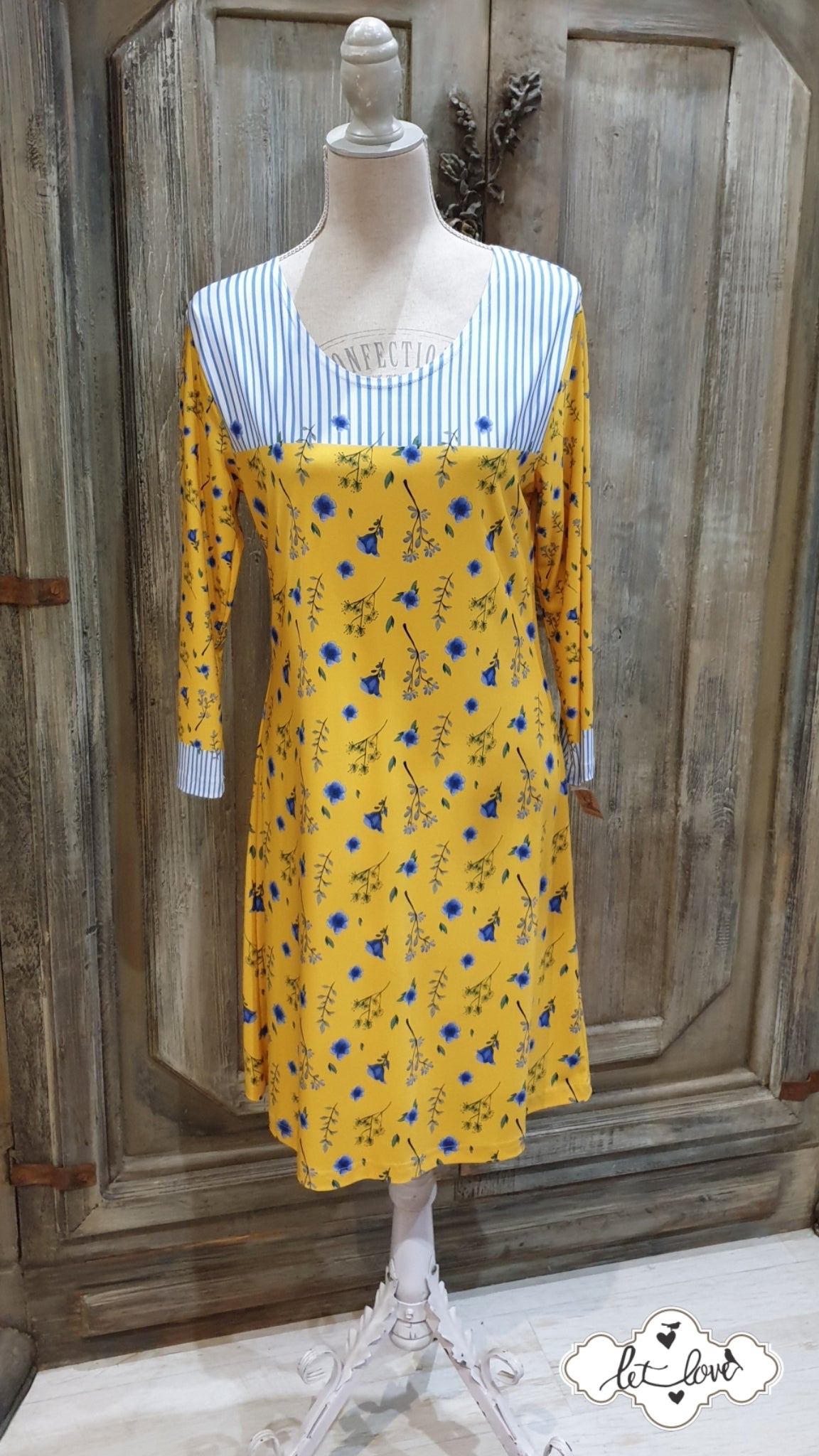 Dress with Sleeves - Let Love Clothing