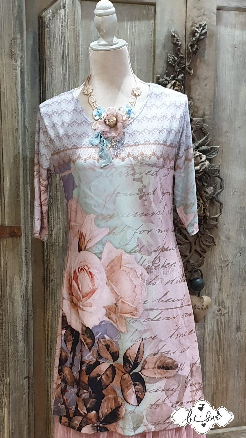Dress with Sleeves - Let Love Clothing