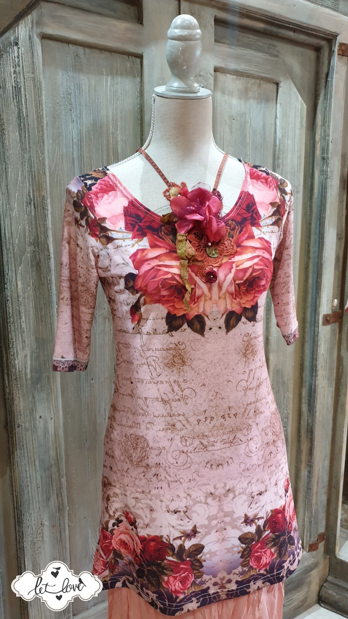 Top 75cm with Sleeves - Let Love Clothing