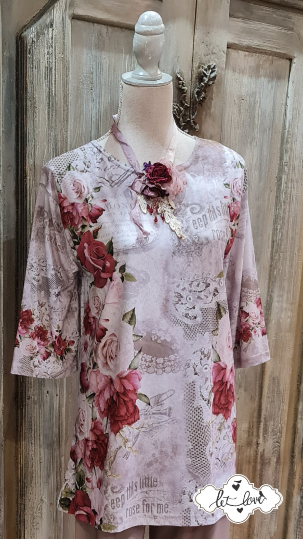 Top 75cm with Sleeves - Let Love Clothing