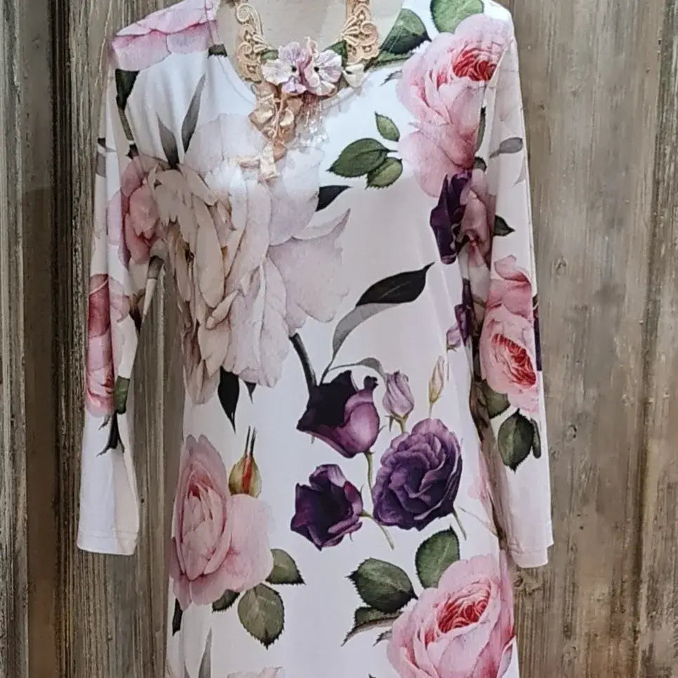 Dress with Sleeves - Let Love Clothing