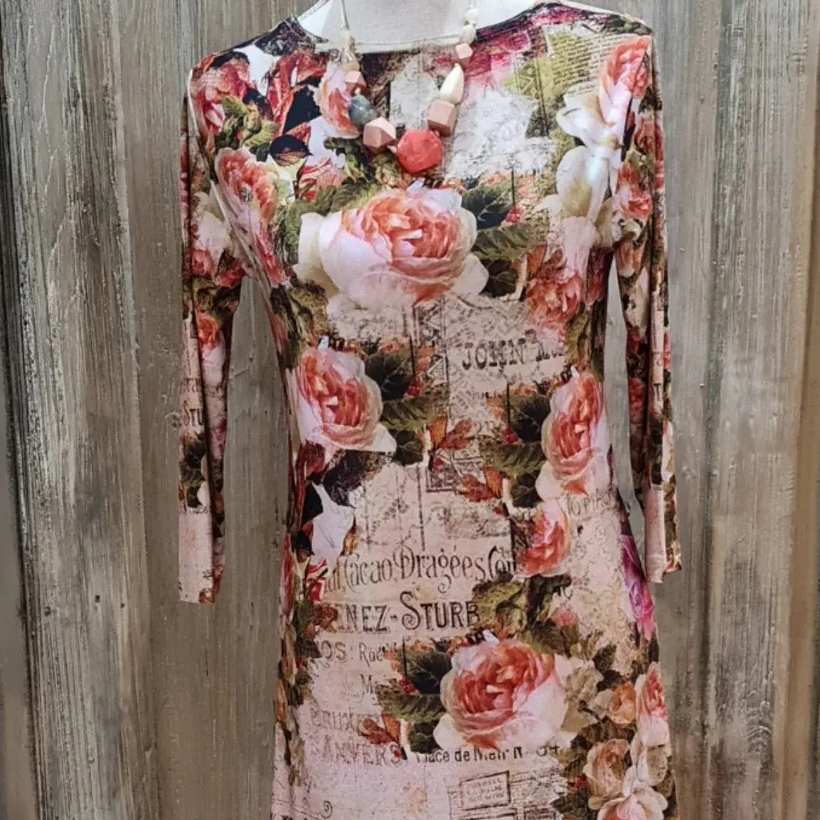 Dress with Sleeves - Let Love Clothing