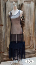 Petticoat Netting 2 Frill with Guipere Lace - Let Love Clothing
