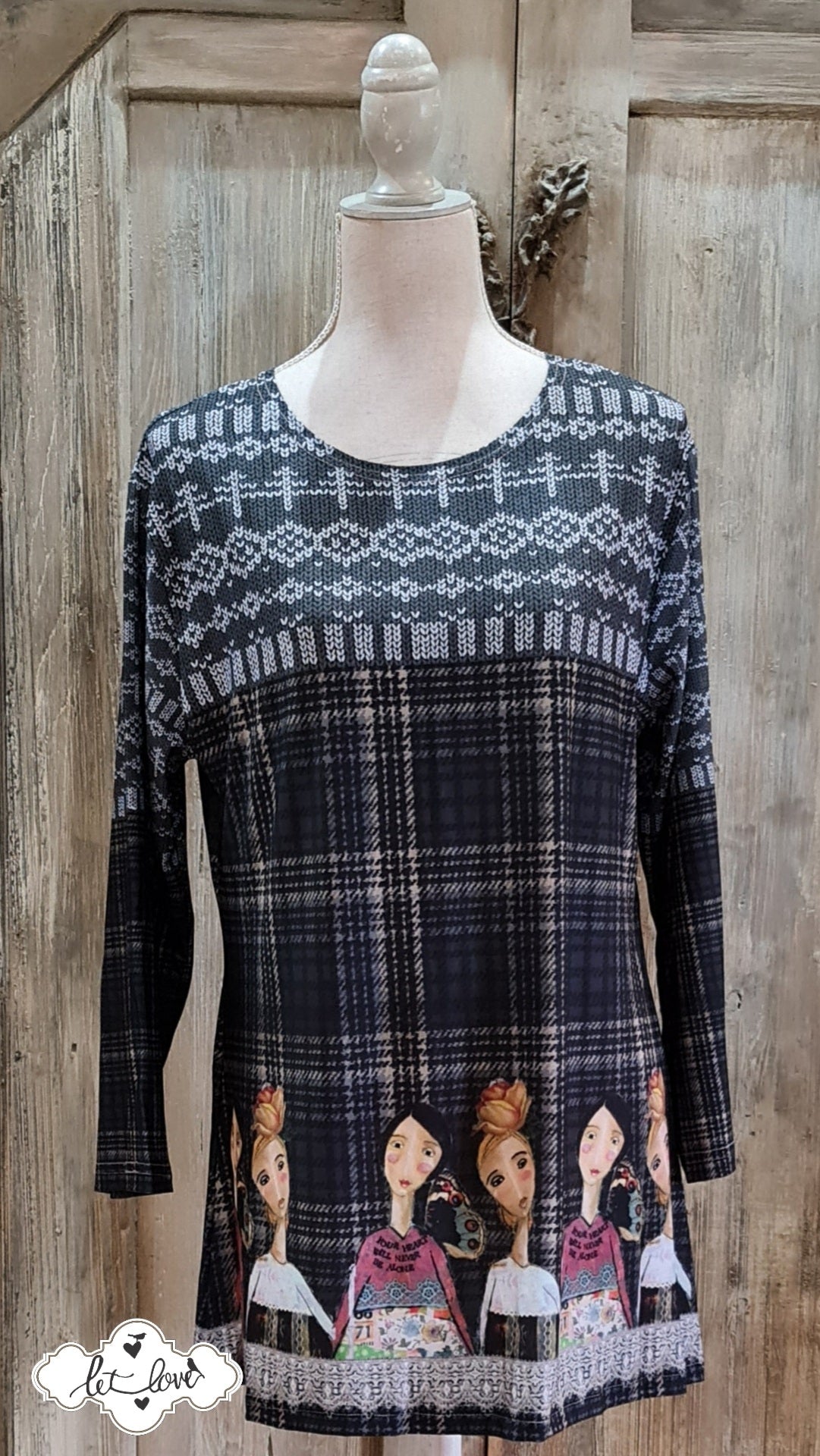 Top 75cm with Sleeves - Let Love Clothing