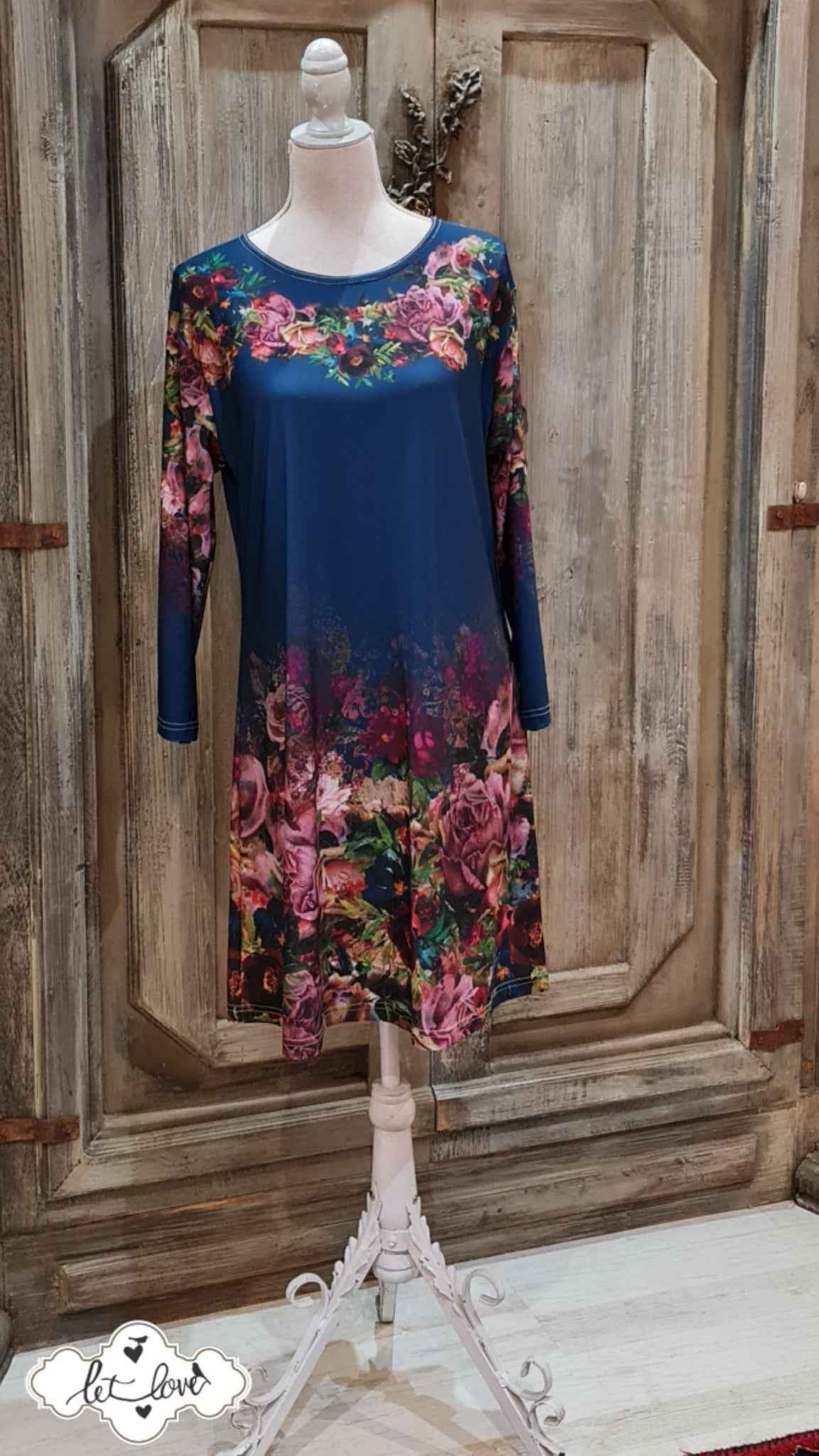Dress with Sleeves - Let Love Clothing