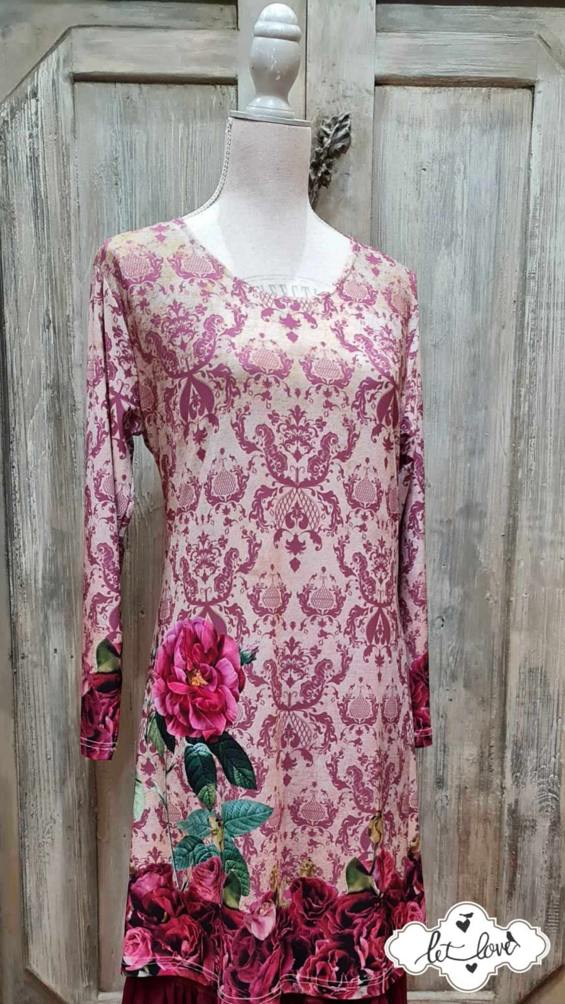 Dress with Sleeves - Let Love Clothing