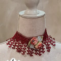 Lace & Rose Choker - Let Love Clothing