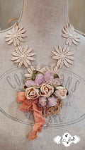 Daisy Lace & Rose Neckpiece/Brooch - Let Love Clothing