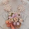 Daisy Lace & Rose Neckpiece/Brooch - Let Love Clothing