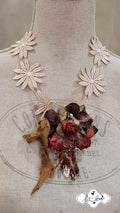 Daisy Lace & Rose Neckpiece/Brooch - Let Love Clothing