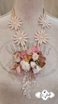 Daisy Lace & Rose Neckpiece/Brooch - Let Love Clothing