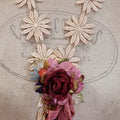 Daisy Lace & Rose Neckpiece/Brooch - Let Love Clothing