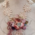 Daisy Lace & Rose Neckpiece/Brooch - Let Love Clothing