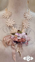 Daisy Lace & Rose Neckpiece/Brooch - Let Love Clothing