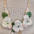 Vintage Lace & Rose Neckpiece - Let Love Clothing