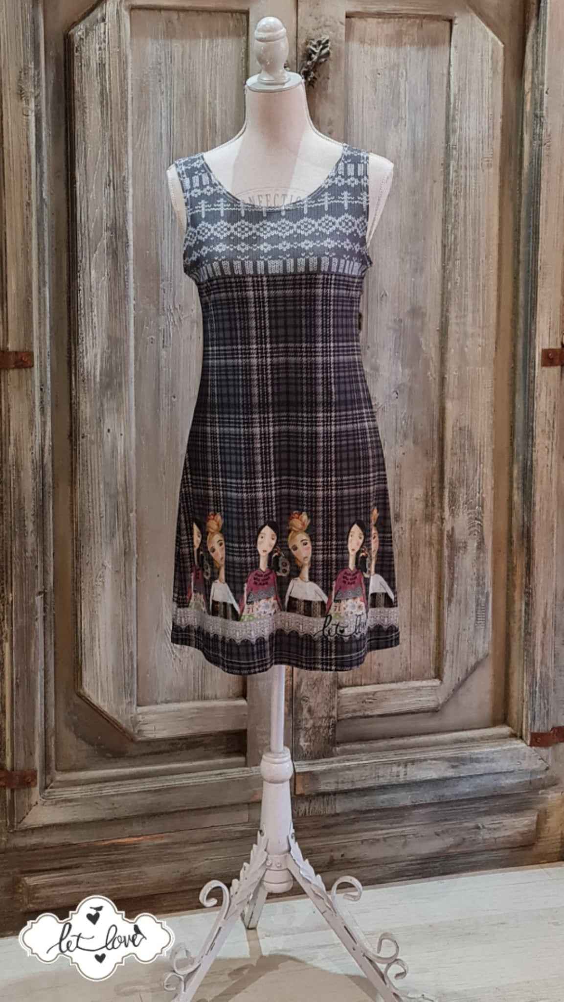 Sleeveless Dress - Let Love Clothing