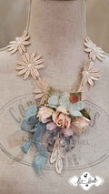 Daisy Lace & Rose Neckpiece/Brooch - Let Love Clothing