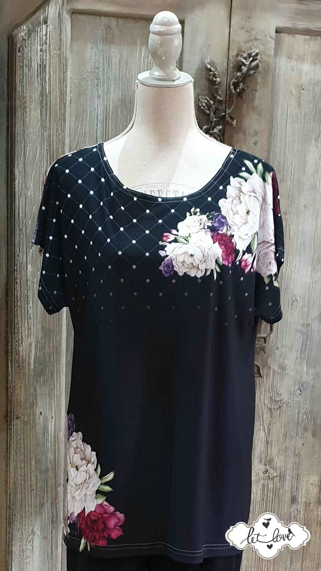 Cap Sleeve Top - Let Love Clothing