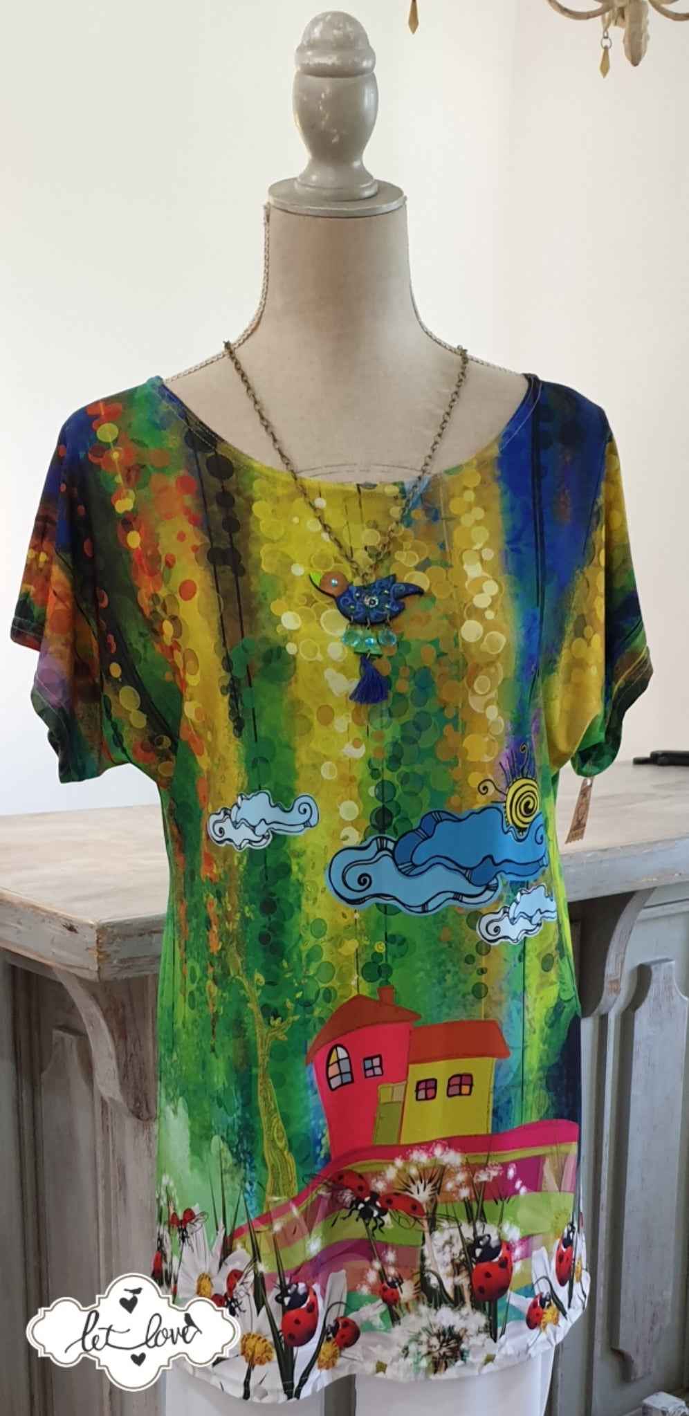 Cap Sleeve Top - Let Love Clothing