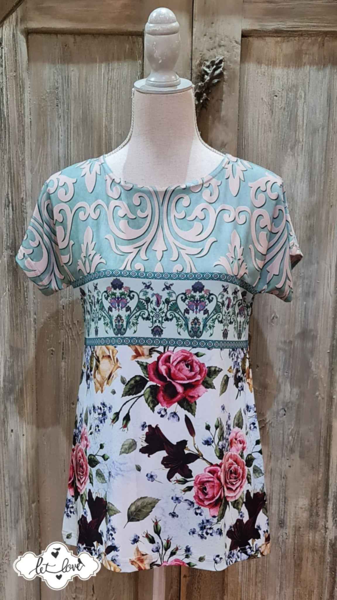 Cap Sleeve Top - Let Love Clothing