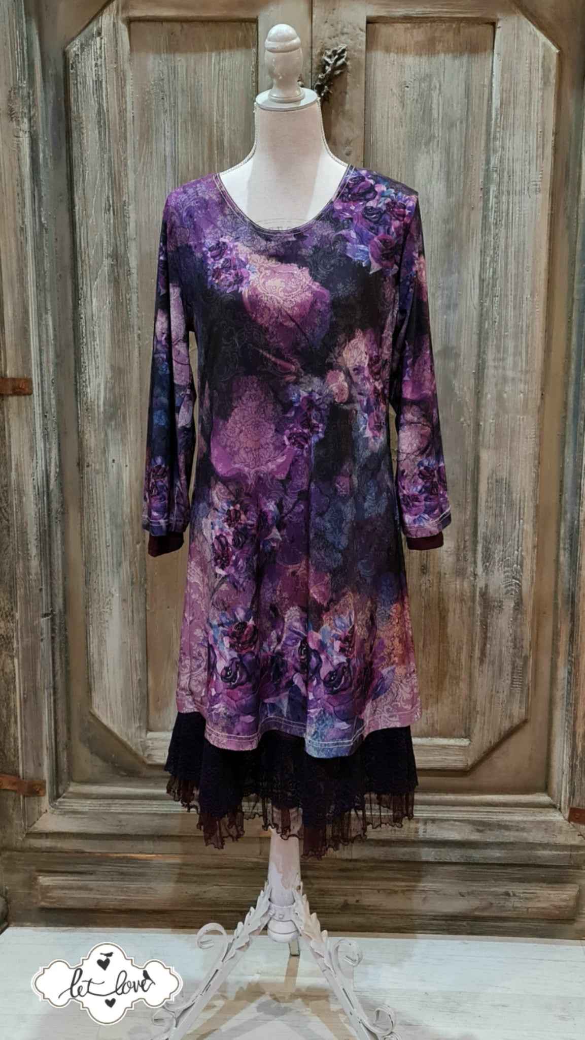 Dress with Sleeves - Let Love Clothing