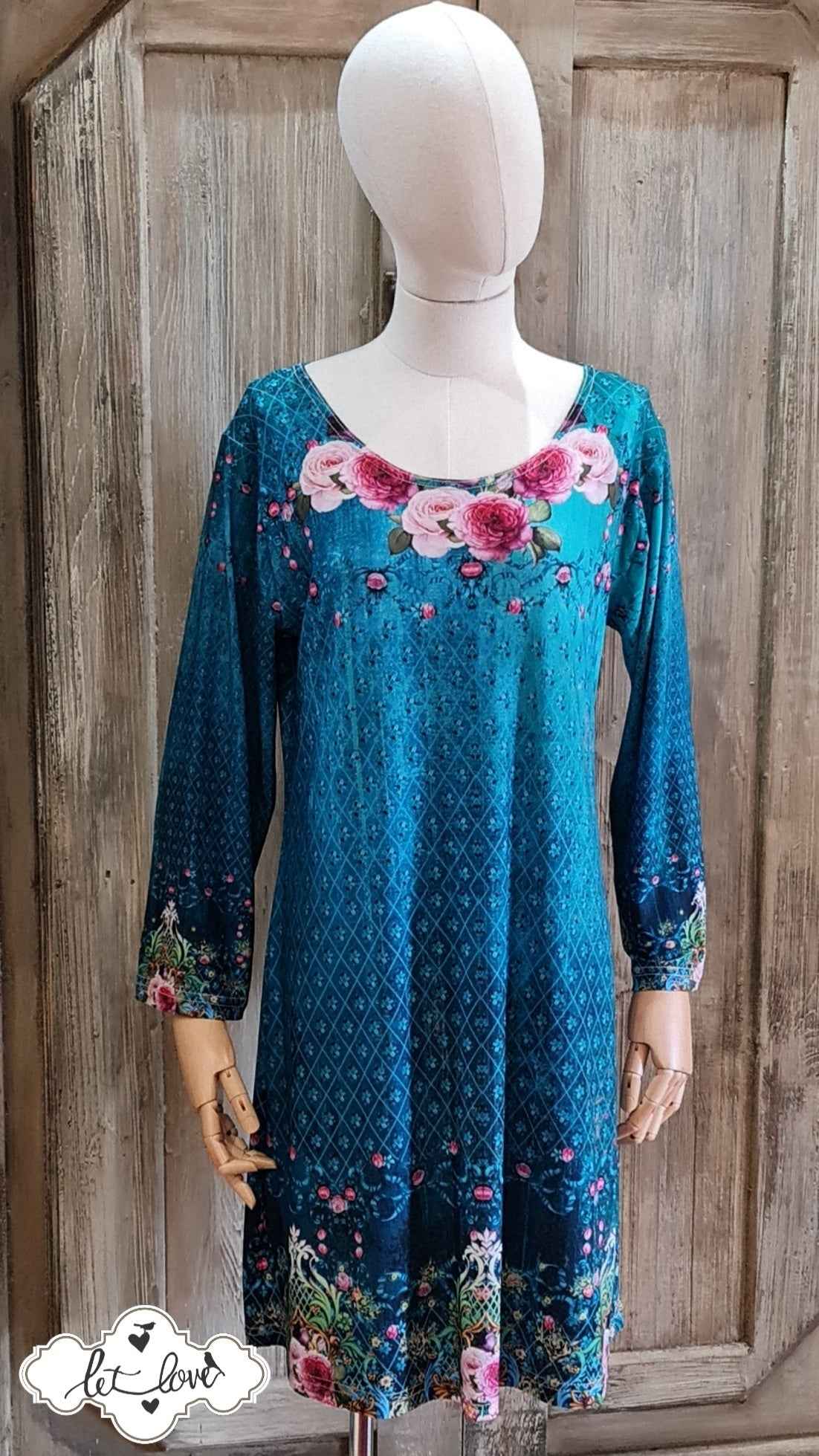 Dress with Sleeves - Let Love Clothing