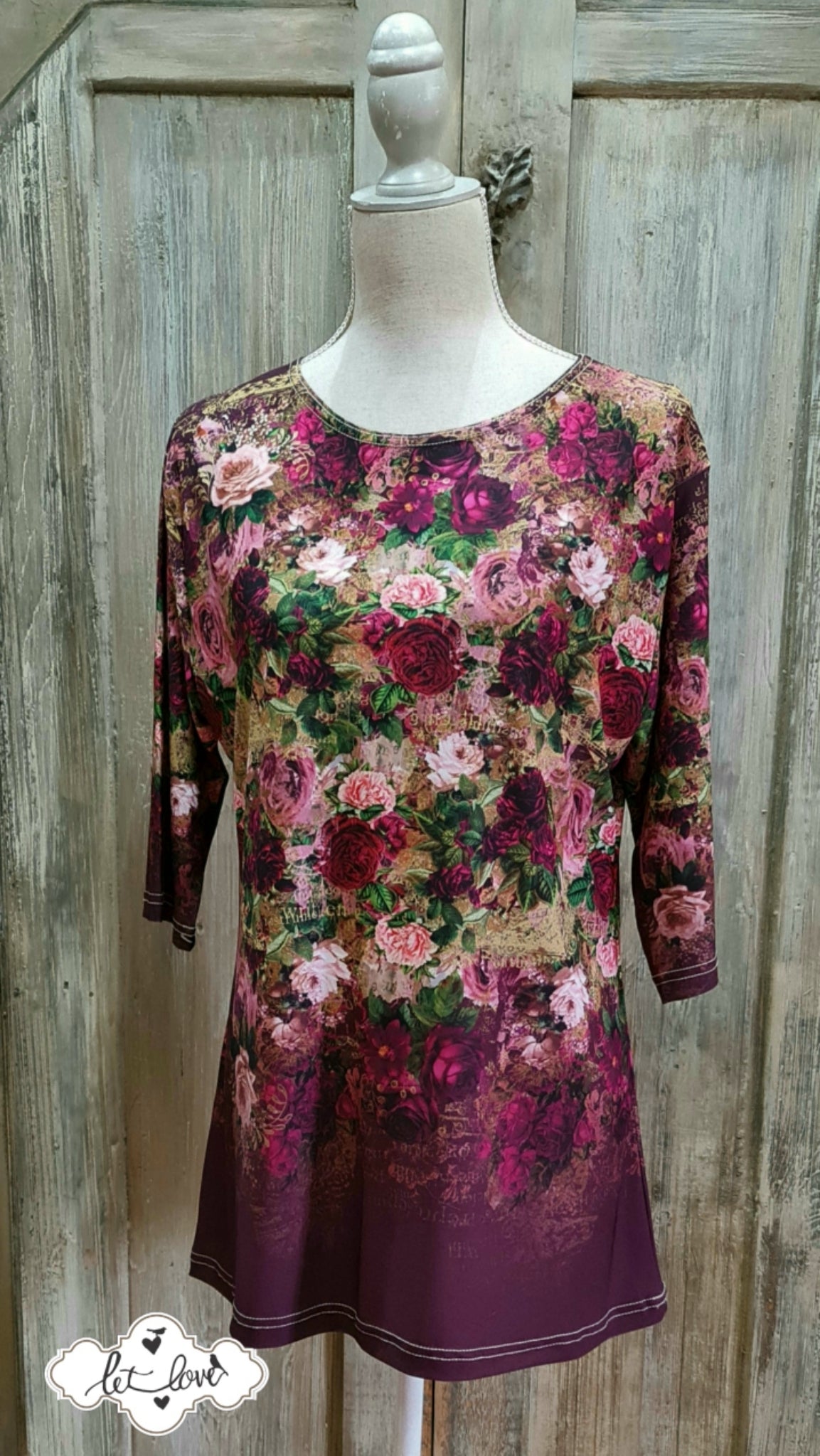 Top 75cm with Sleeves - Let Love Clothing