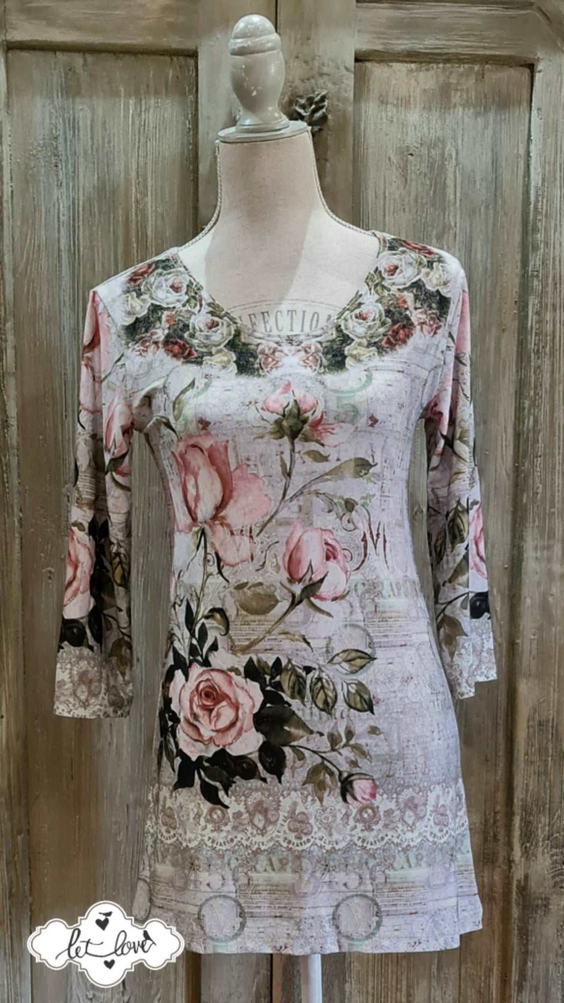 Top 75cm with Sleeves - Let Love Clothing