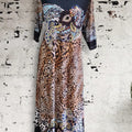 Ankle Length Dress with Sleeves - Let Love Clothing