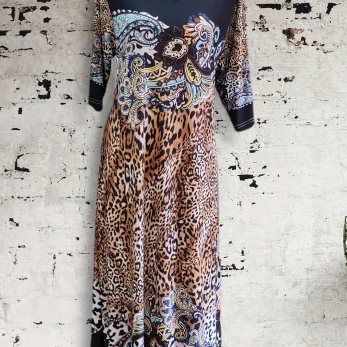 Ankle Length Dress with Sleeves - Let Love Clothing