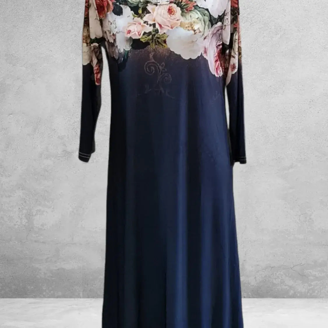 Ankle Length Dress with Sleeves - Let Love Clothing