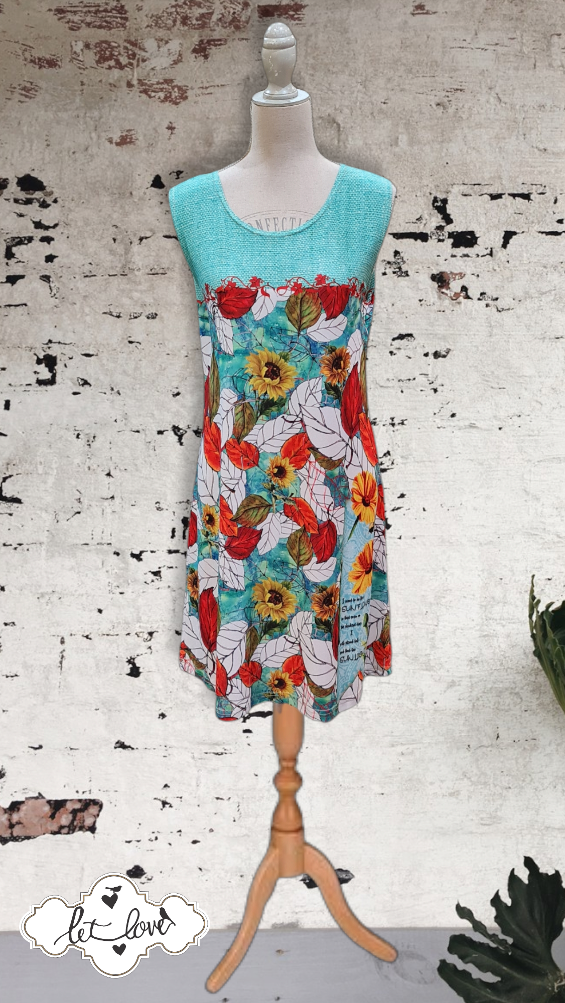 Sleeveless Dress - Let Love Clothing