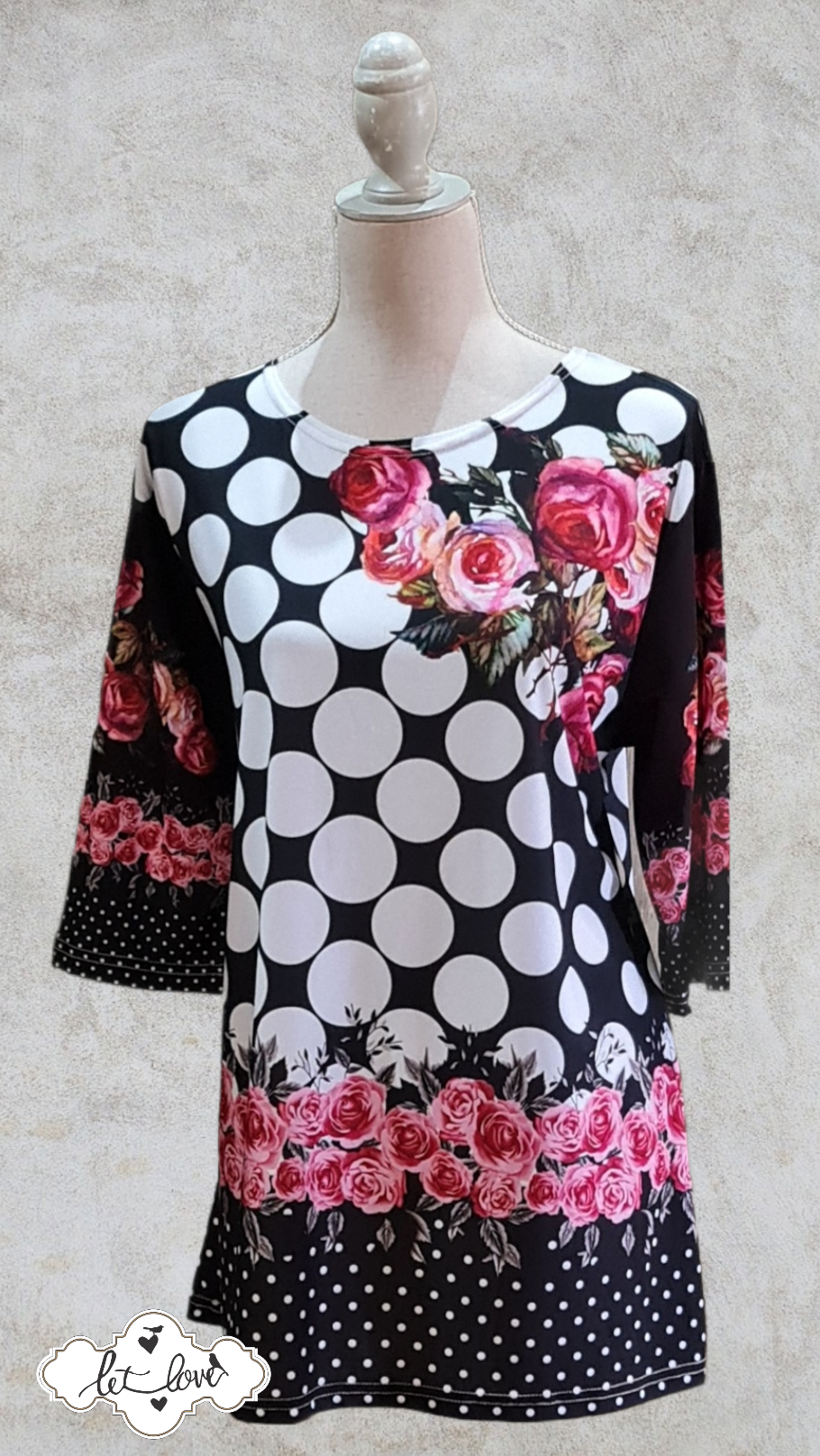 Top 75cm with Sleeves - Let Love Clothing