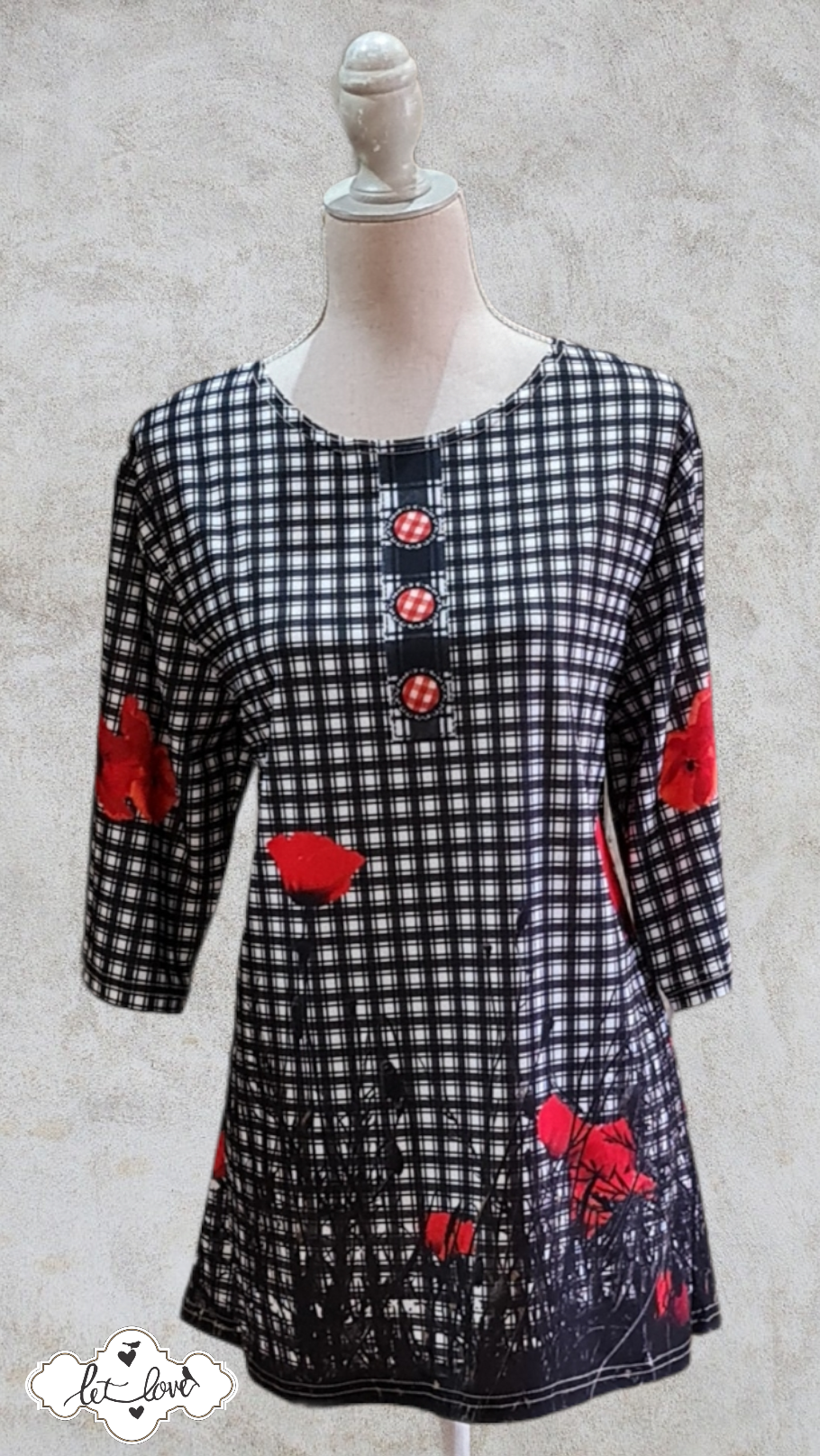 Top 75cm with Sleeves - Let Love Clothing