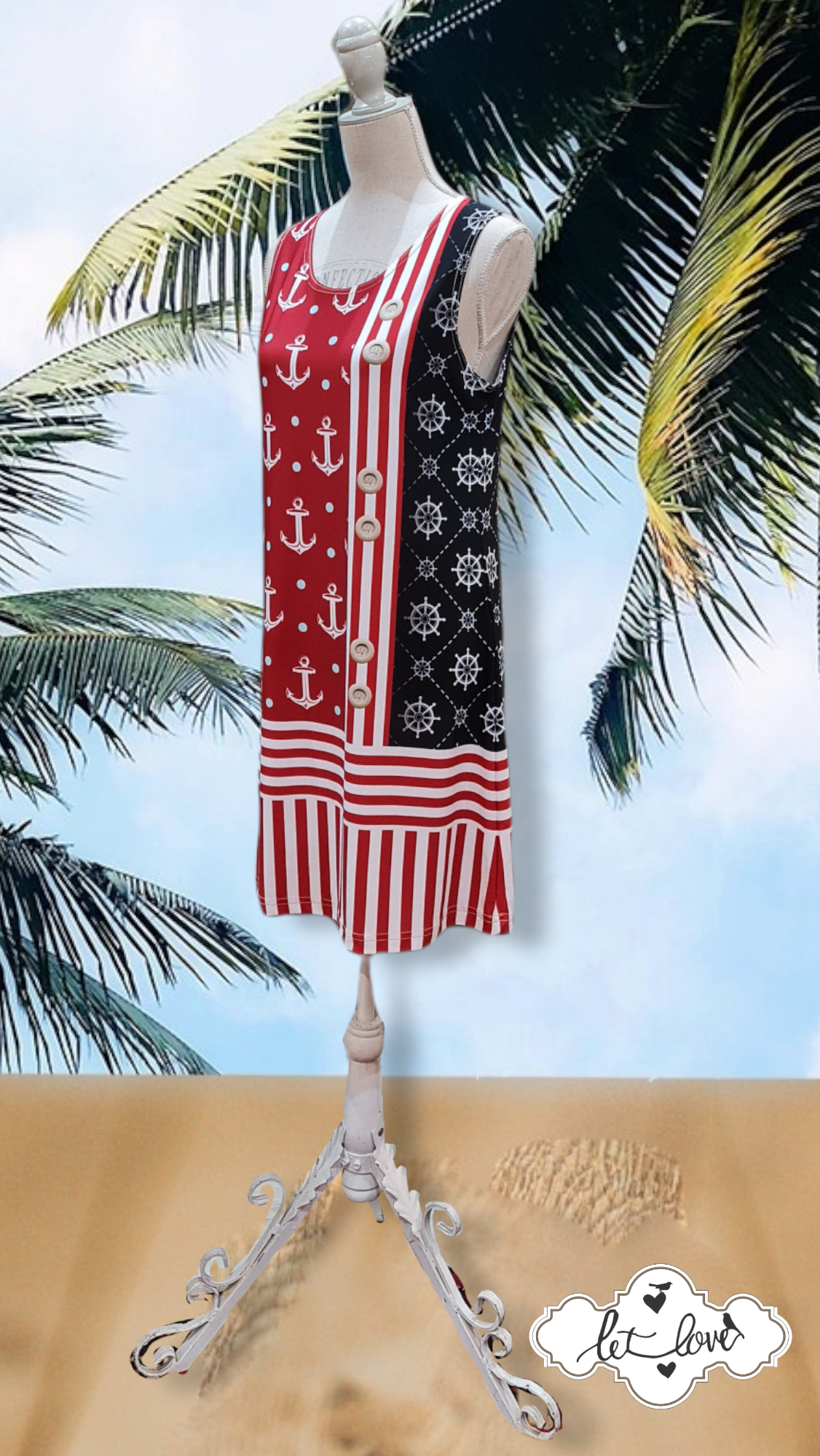 Sleeveless Dress - Let Love Clothing
